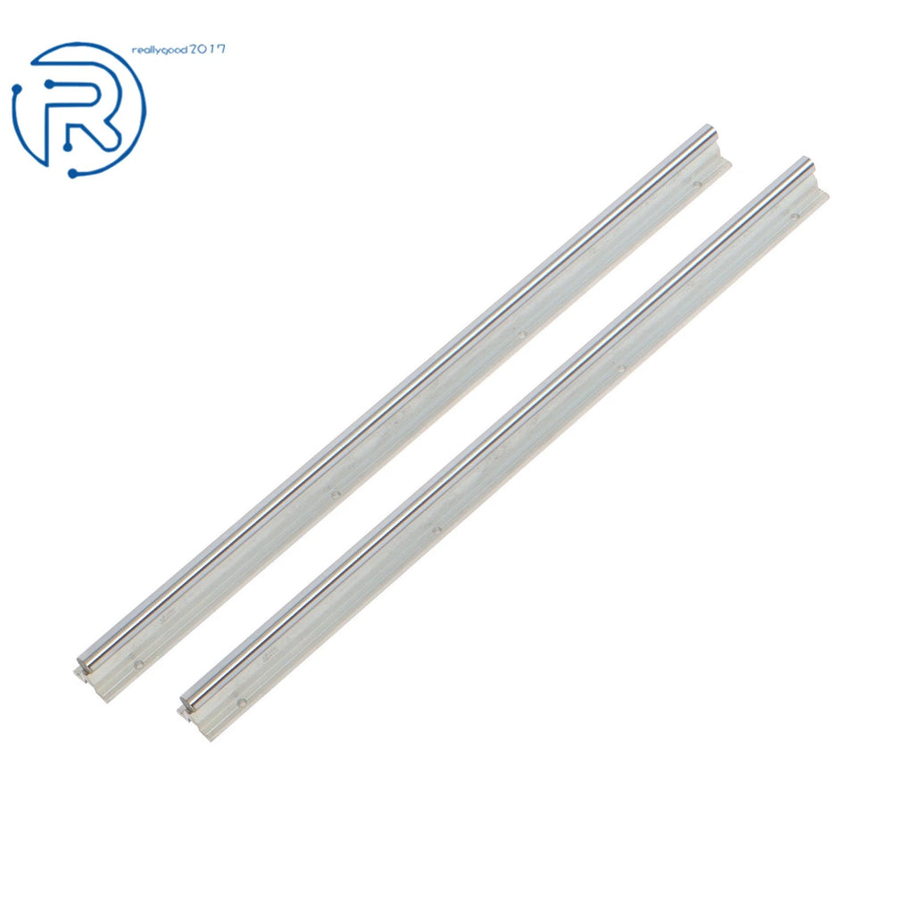 2Pcs Linear Shaft Rail with 4Pcs Square Type Bearings for Universal Use