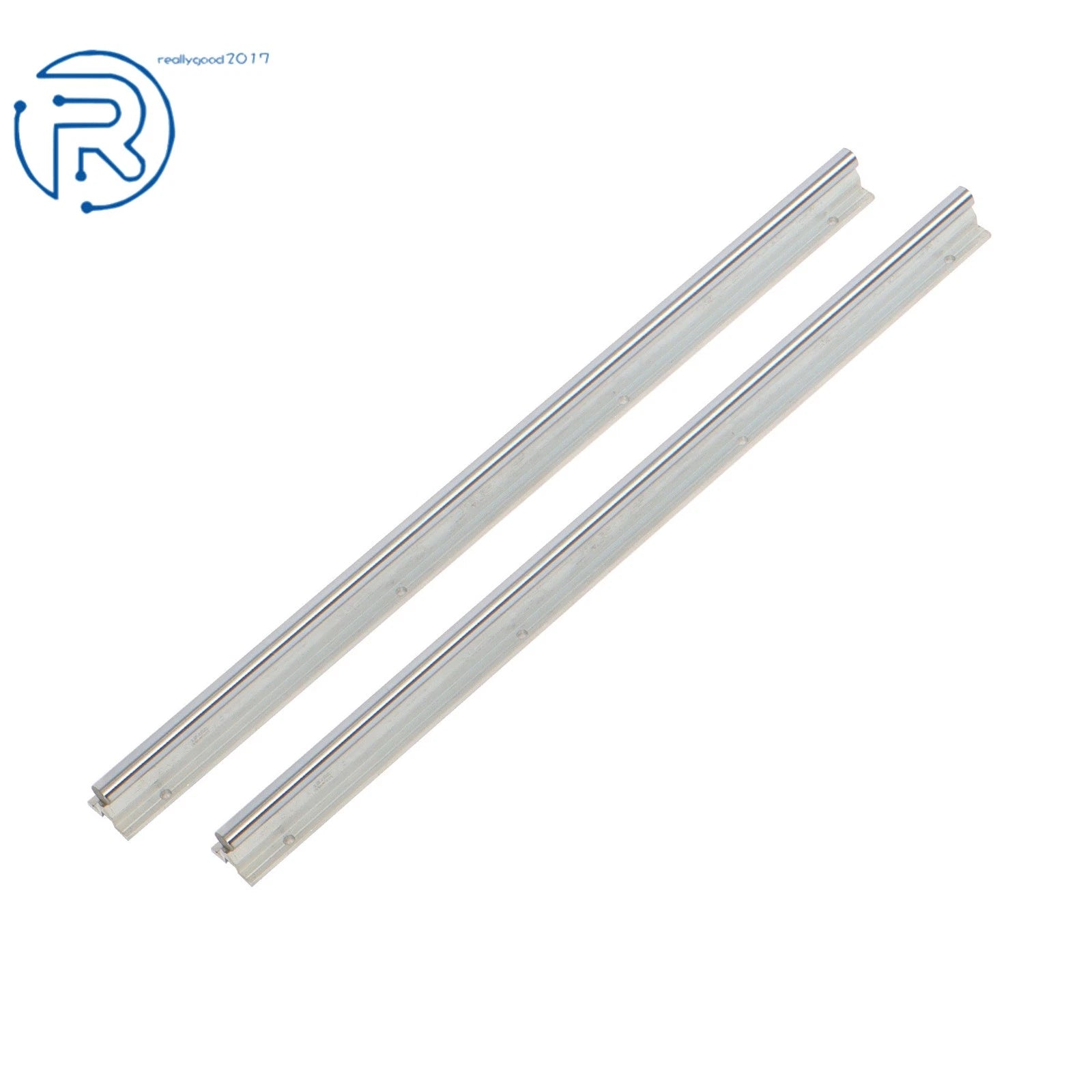 2Pcs Linear Shaft Rail with 4Pcs Square Type Bearings for Universal Use