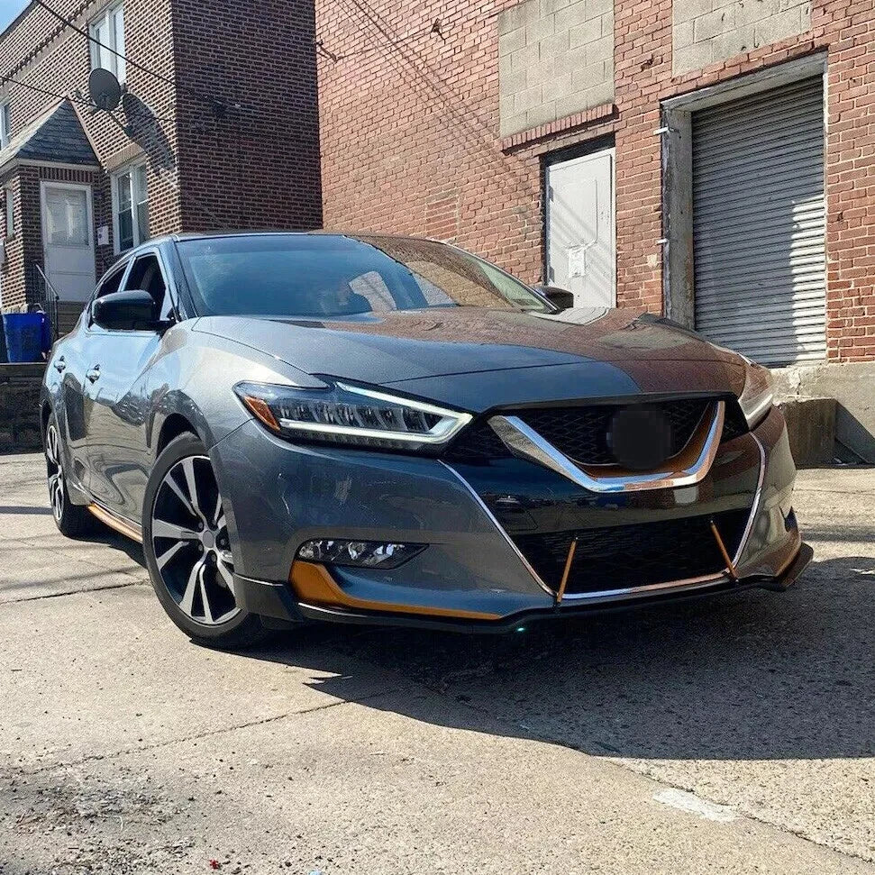 Front Bumper Lip Spoiler for Nissan Maxima Sedan (2016–2018)