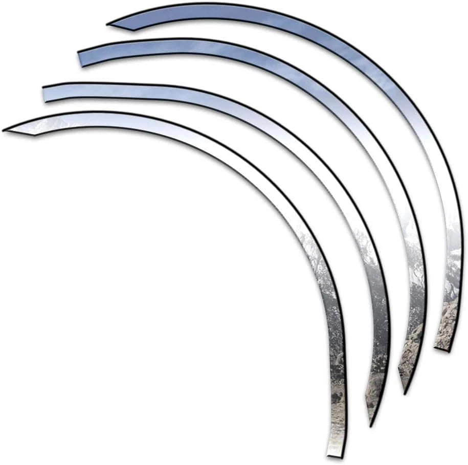 Wheel Trim Long Chrome Stainless Luxury FX for 2013–2015 Nissan Sentra