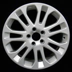 OEM 17x7 Wheel 14 Spoke Bright Fine Metallic Silver for Volvo S30 (2009–2010)