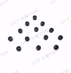 13 Piece Black Cap Dress Kit for Harley Softail & Dyna (2007–2015)