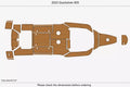 EVA Foam Teak Deck Flooring Mat for Quicksilver 805 (2023)