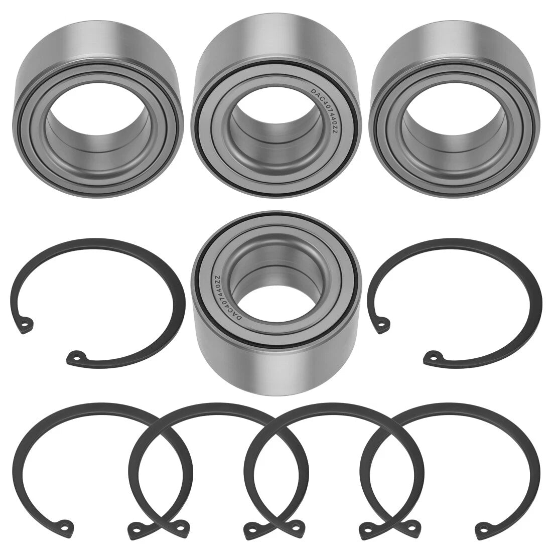 Set of 4 Front & Rear Wheel Bearings Kit for Polaris Ranger 900 /XP 900 Crew (2013–2019)