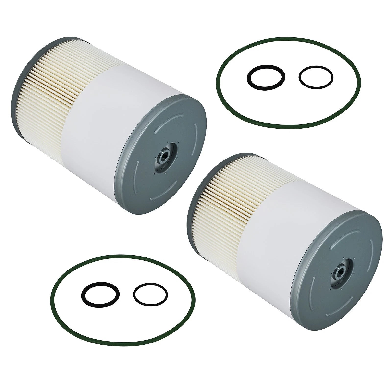 2 Pack Fuel Filter for Detroit Diesel DD13 DD15 DD16