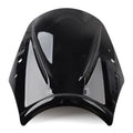 Universal Motorcycle Windshield Wind Screen Deflector Black