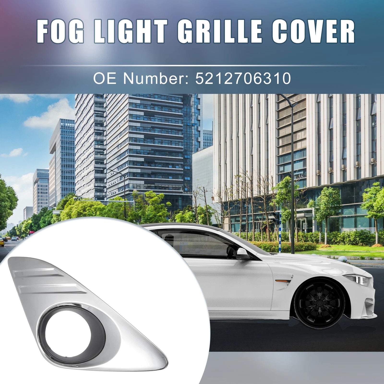 Right Fog Light Grille Cover Trim NO.5212806310 for Toyota Camry (2018–2023)
