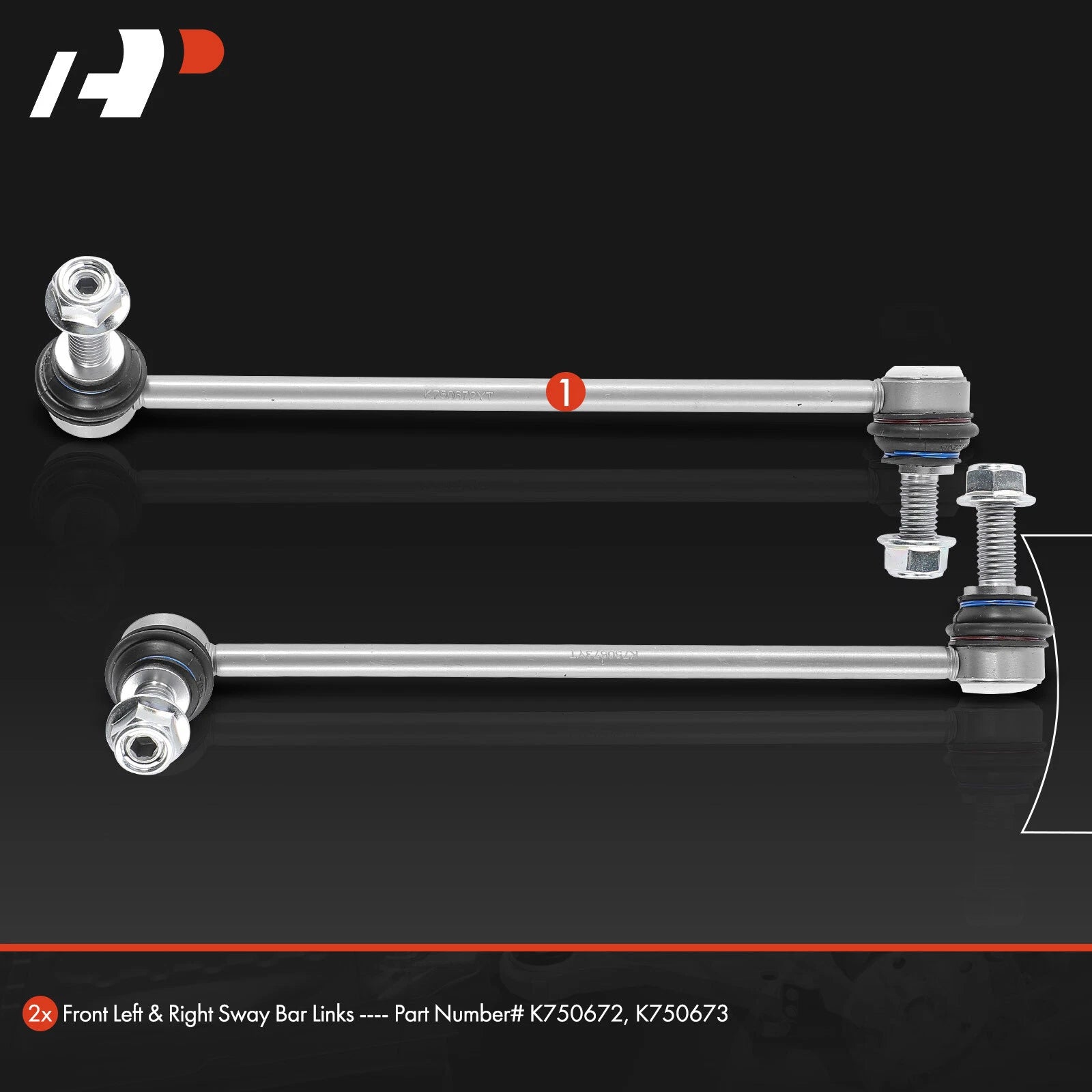 2X Front Stabilizer Bar Link for Chevrolet Camaro (2016â2021)