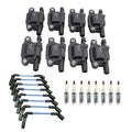 Set of 8 NGK Ignition Coil Wires & Platinum Spark Plugs for Avalanche, Envoy, Impala (V8)