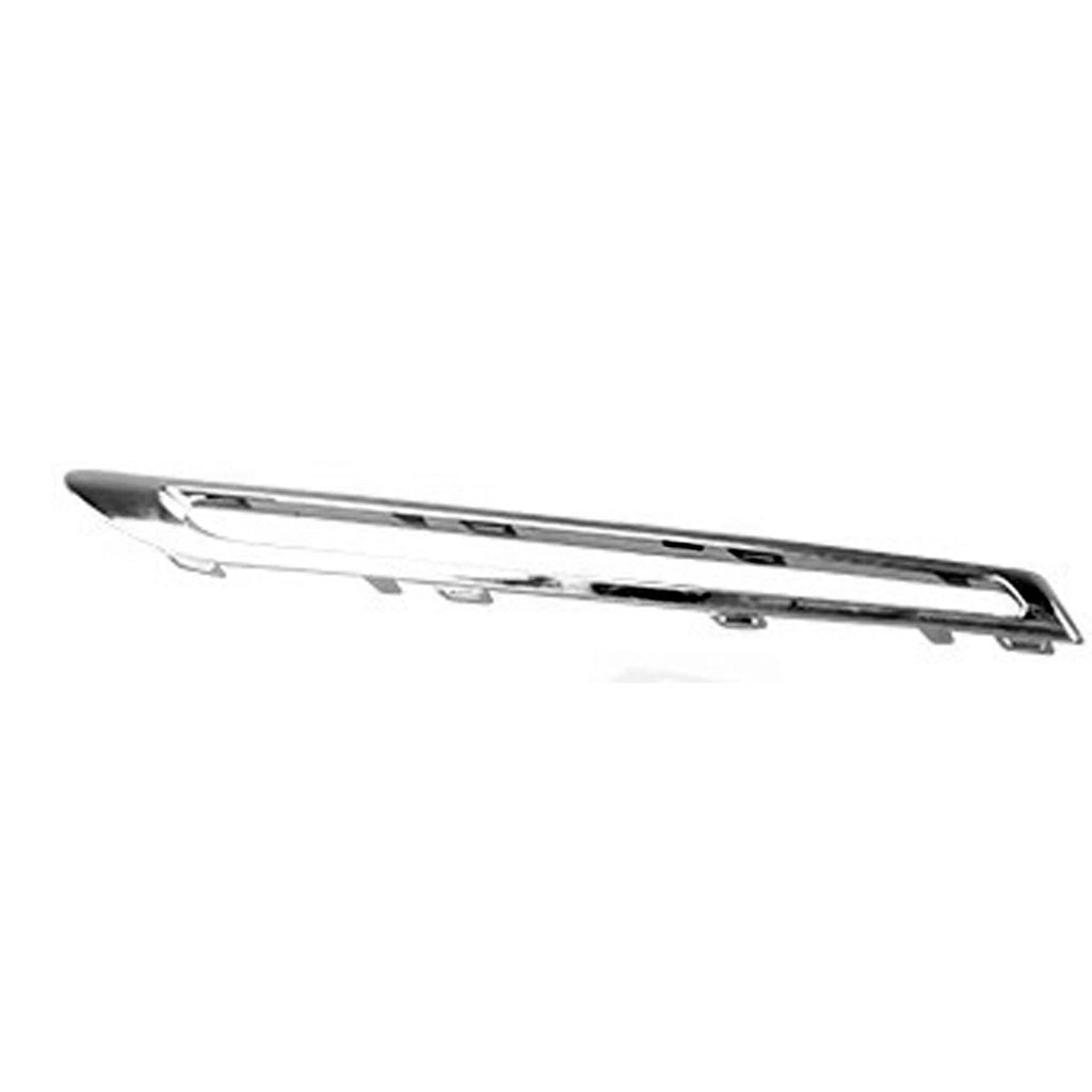 Replacement Chrome Plastic Driver Side Lower Grille Molding-See Compatible Chart