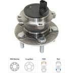 Set of 2 Wheel Hubs for Volvo C30 C70