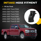 Engine Air Cleaner Inlet Duct Hose for F250 F350 F450 F550 E350 E450 (2003–2007)