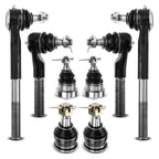 Set of 6 Inner & Outer Ball Joint Tie Rod Ends for Dodge Ram 2500 3500 (1994–2023)