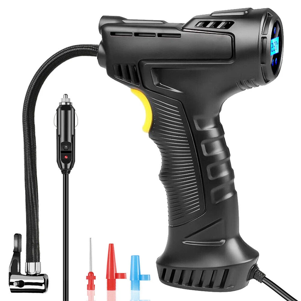2X LED Digital Air Tire Pump Inflator Compressor 150PSI 12V for Cars