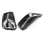 Front Bumper Fog Light Grill Covers for Audi A6 C8 (2019–2023)
