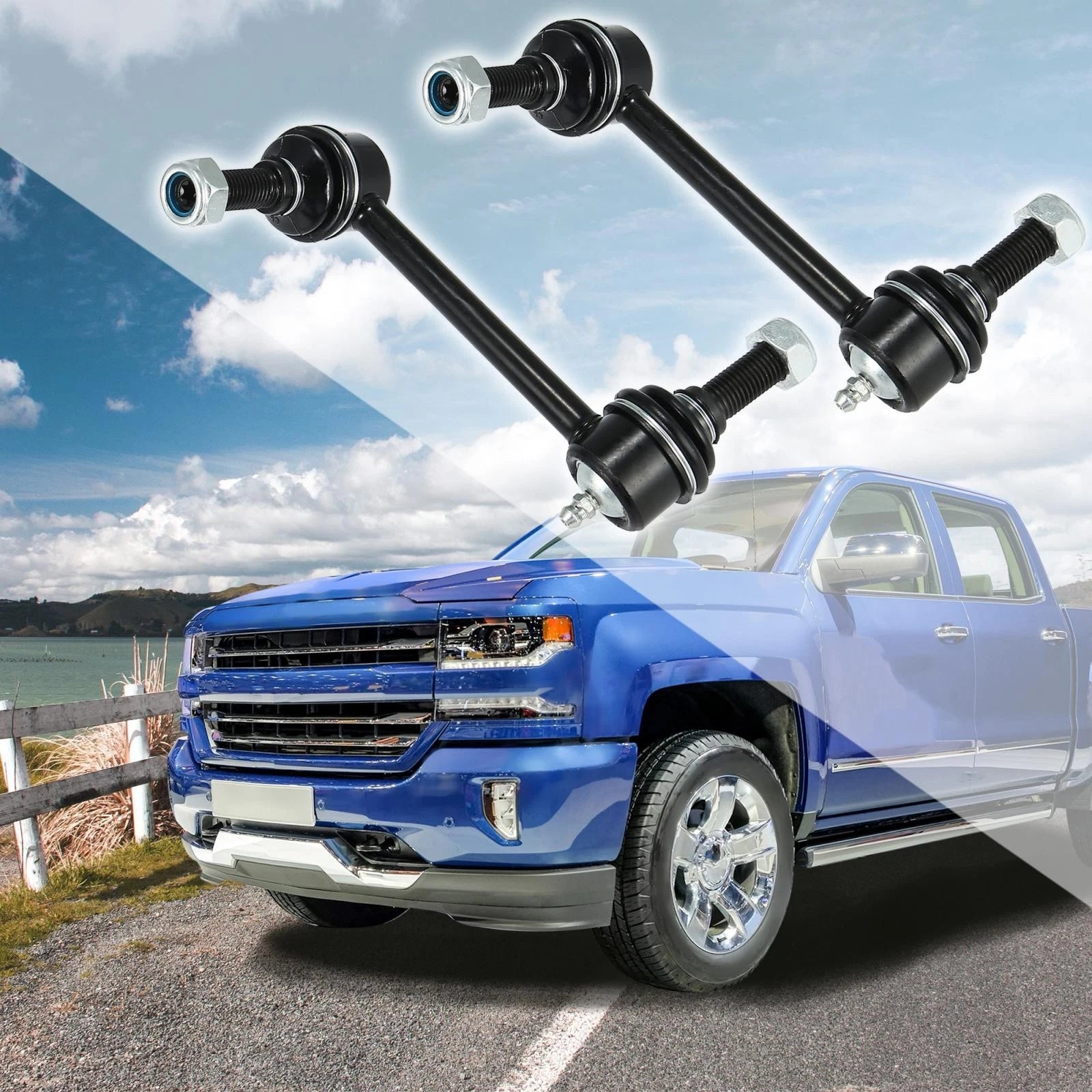 2pcs Rear Suspension Sway Bar End Link K6667 15071424 for Chevrolet Trailblazer (2002–2009)