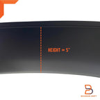 Matte Black Fender Flares Wheel Arches for Toyota Hilux Ute Revo (2015-2018)
