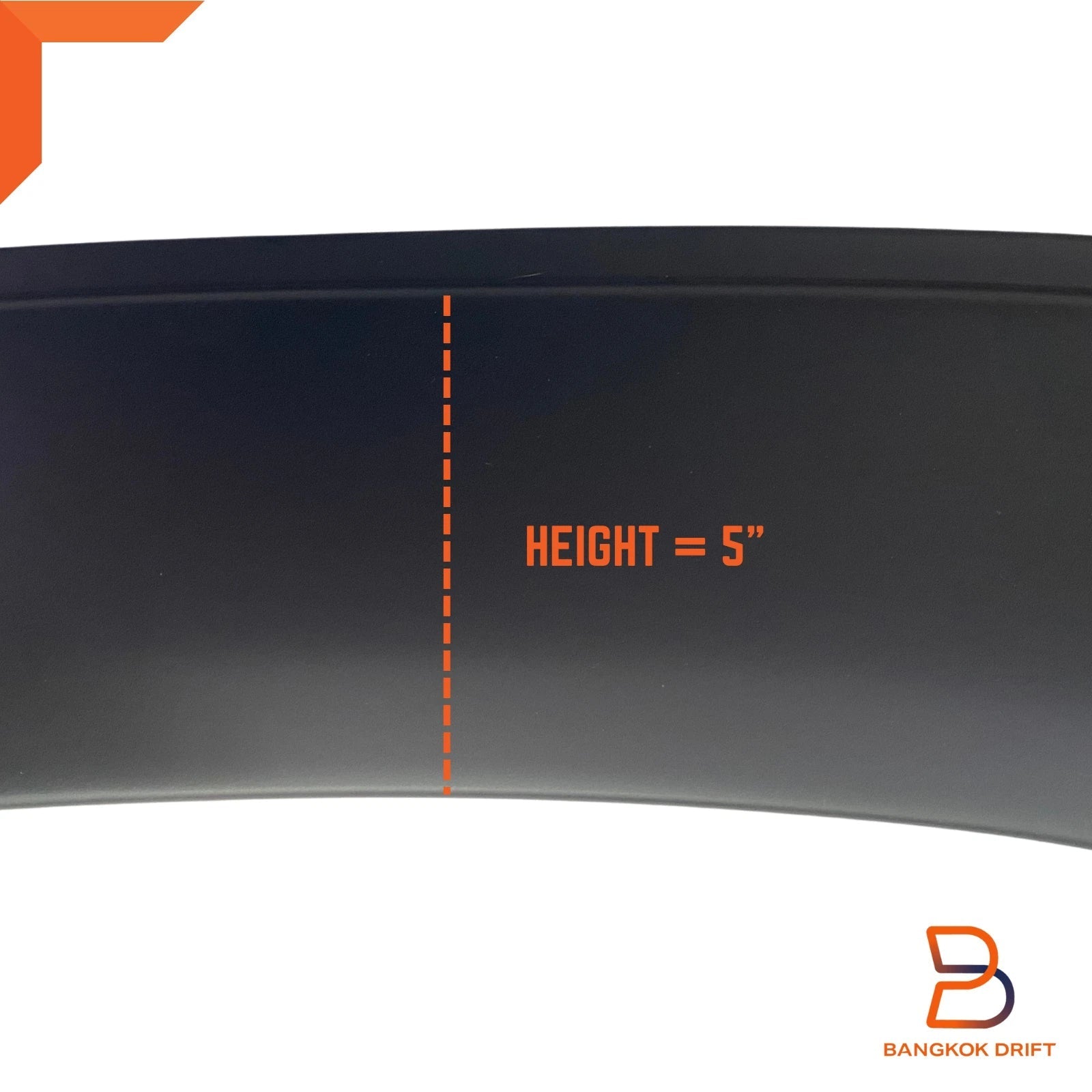 Matte Black Fender Flares Wheel Arches for Toyota Hilux Ute Revo (2015-2018)