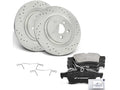 Rear Brake Pad and Rotor Kit for Jaguar XJR 2006–2009 (ZS223QQ)