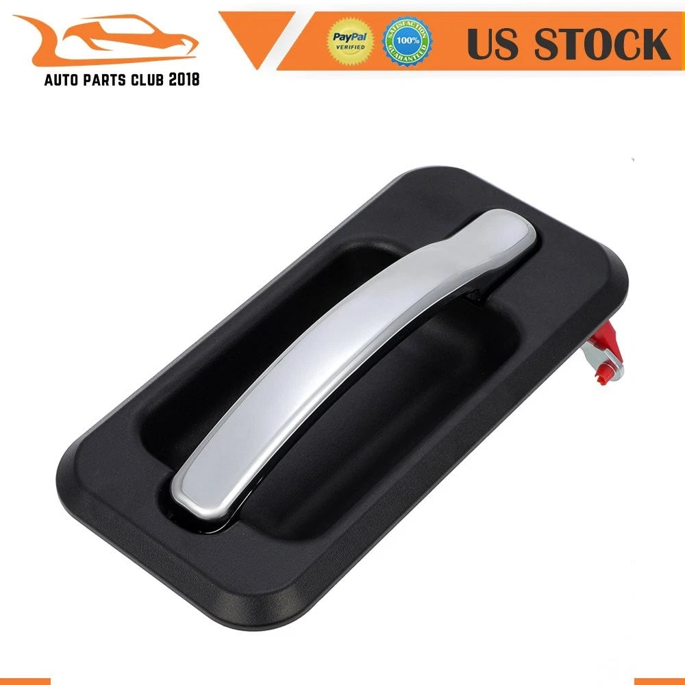 Rear Passenger Outside Door Handle for Hummer H2 (2003-2009) Chrome/Black