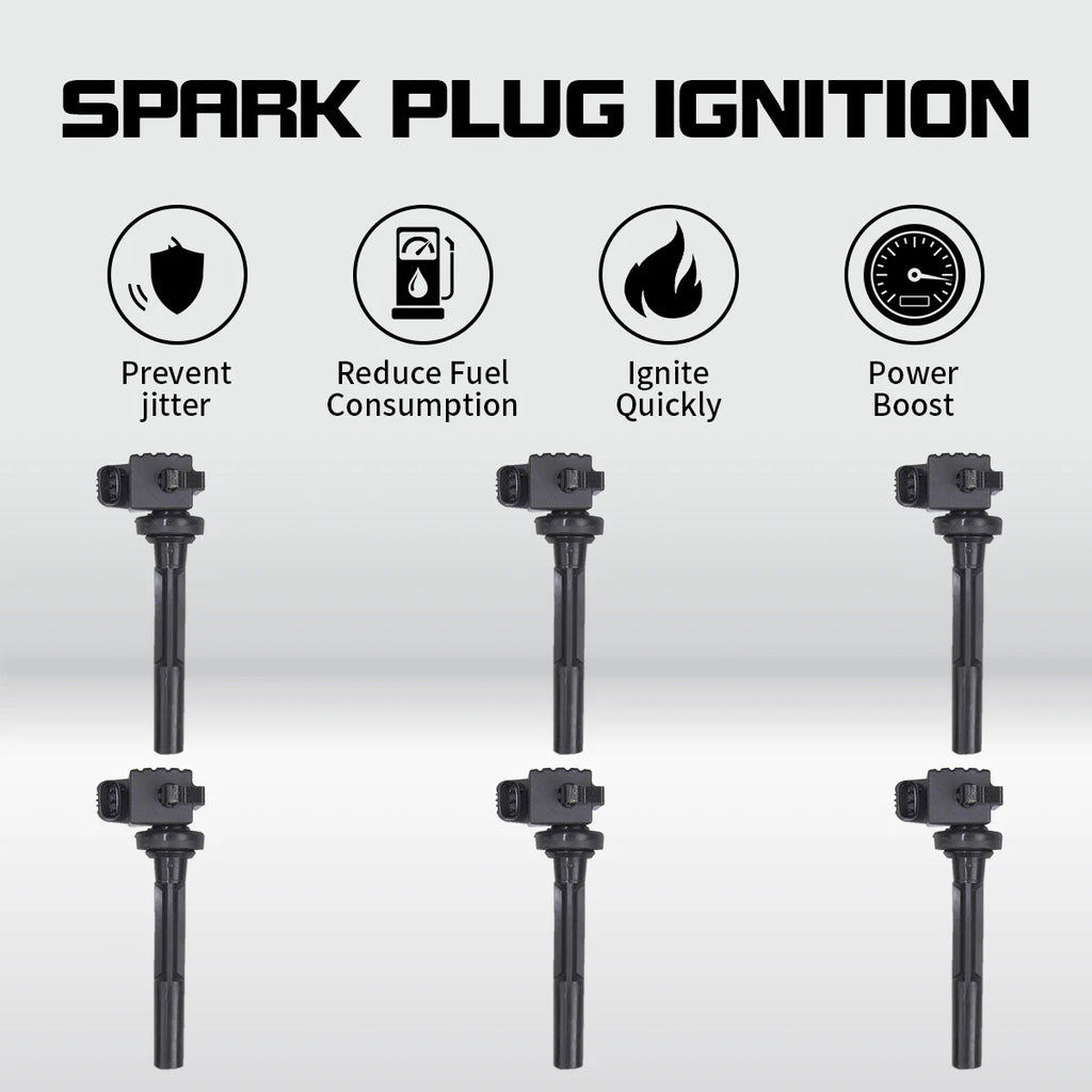 6X Ignition Coils for Acura Honda Isuzu Amigo 3.2L 3.5L V6 (1998–2001) UF245