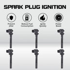 6X Ignition Coils for Acura Honda Isuzu Amigo 3.2L 3.5L V6 (1998–2001) UF245