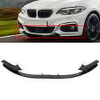Glossy Black Front Bumper Lip Spoiler for BMW F22 2 Series (2014–2021)