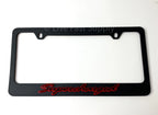 Matte Black License Plate Frame Premium for Toyota Tacoma (2005–2023)