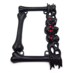 3D Skull Flame Bones License Plate Frame for Harley-Davidson