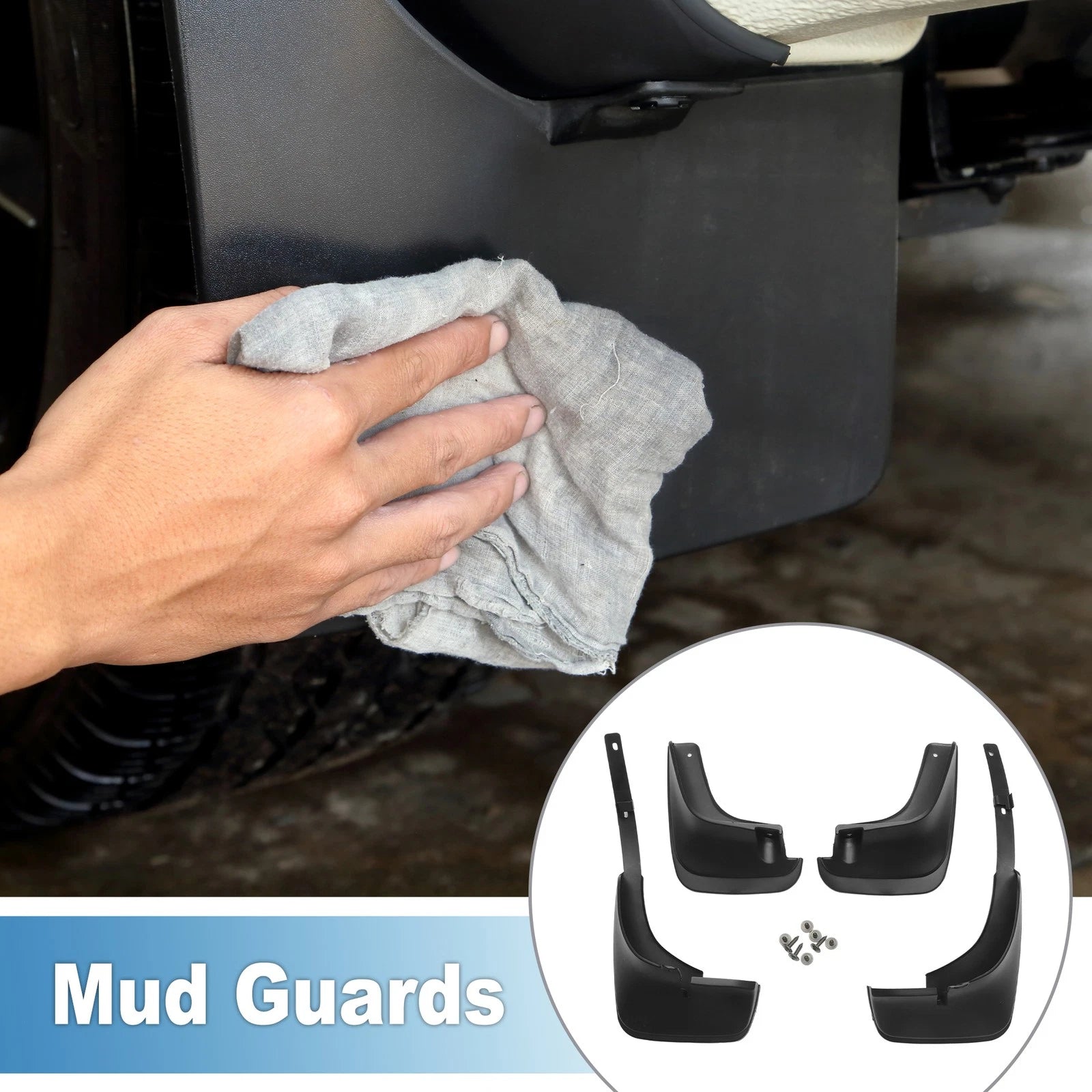 Mud Flap Splash Guard for Toyota Corolla Sedan (1998–2002)