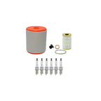 Wix Engine Air Oil Filters & NGK Spark Plugs Kit for Audi A6 A7 Quattro (2012–2018)