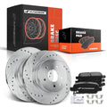 Rear Drilled Brake Rotors & Ceramic Pads for Nissan Maxima (2010–2017)