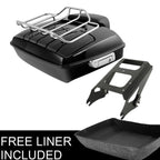 Chopped Trunk Backrest with Mounting Rack for Harley Touring Road Glide (2009–2013)