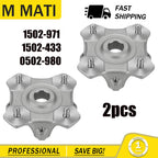 2 Front & Rear Wheel Hub Assembly for Arctic Cat Prowler 650 2006–2009 700 XTX 2008–2014