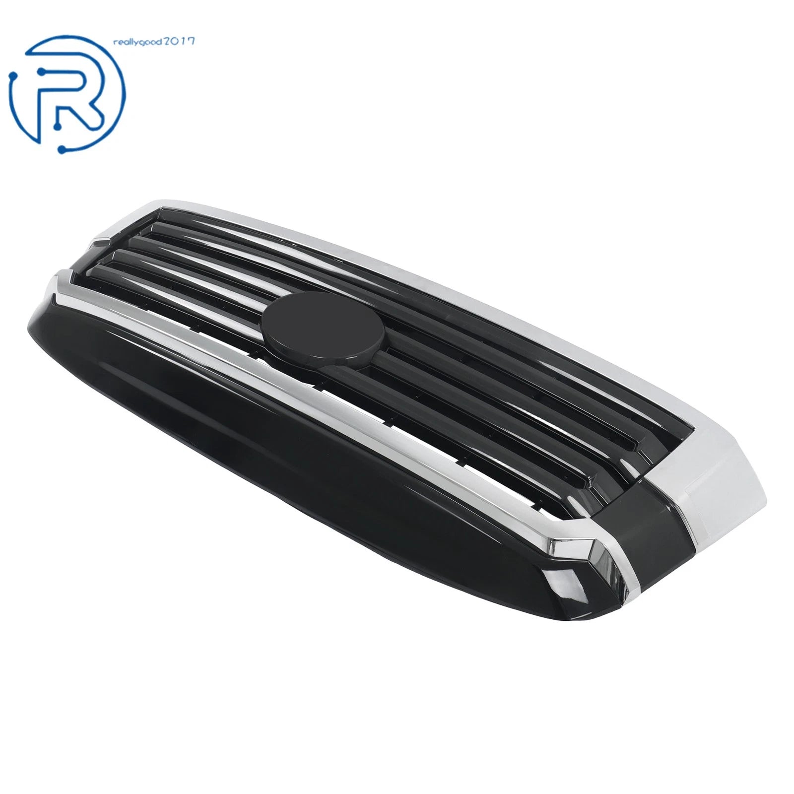 Gloss Black Bar Grille with Chrome Surround for Toyota Sequoia (2018-2022)