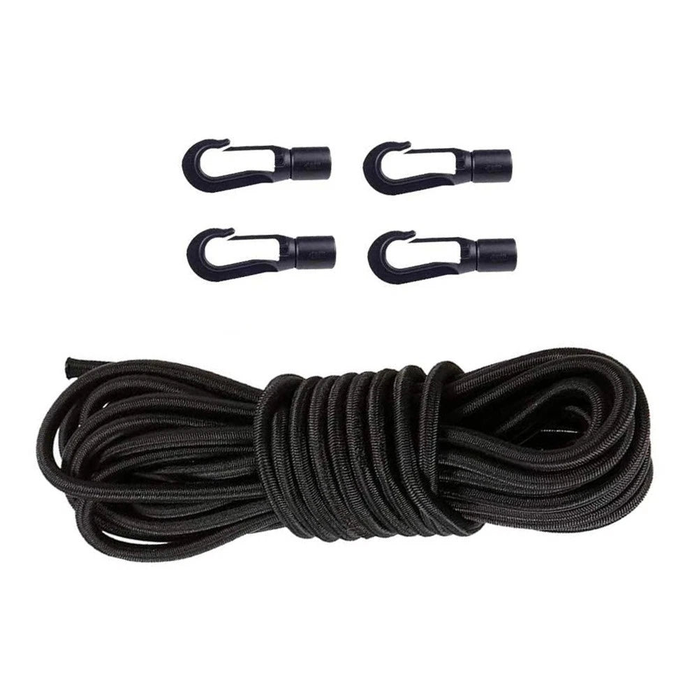 5M Marine Grade Nylon Bungee Rope for Outdoor Fastening Tasks