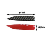 Carbon Fiber Side Rear View Mirror Trim Strip Sticker Universal Fit for All