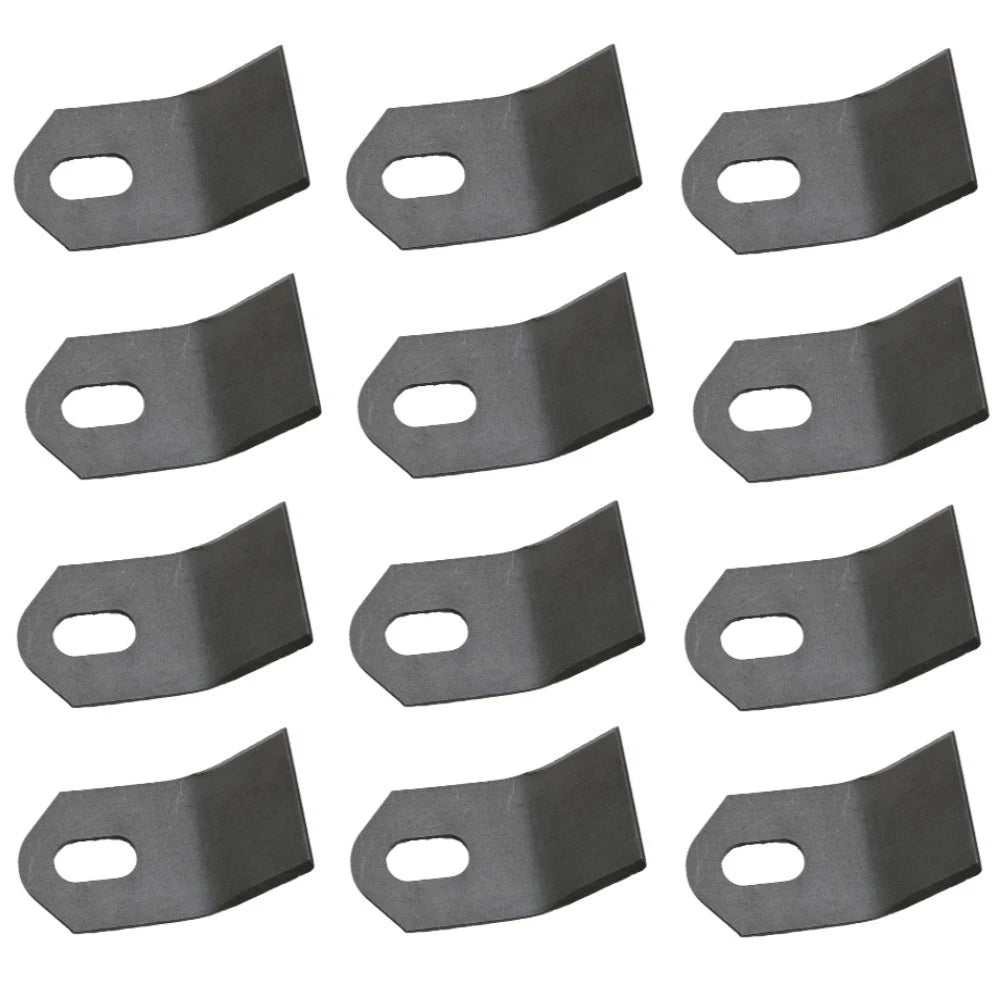12 Flail Mower Blades for Alamo (Replaces 100759)