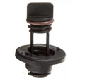 2X Retained Screw Type Nylon Drain Plug for Boat (Fits 1 Inch Diameter Hole)