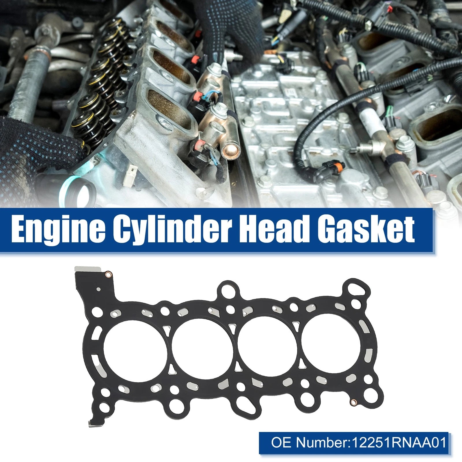 Engine Cylinder Head Gasket for Honda HR-V (2006–2020) No. 12251RNAA01 Black