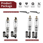 Set of 2 Front & Rear Shock Absorbers for Polaris RZR S 800 (2009–2012) 7043422 7043419