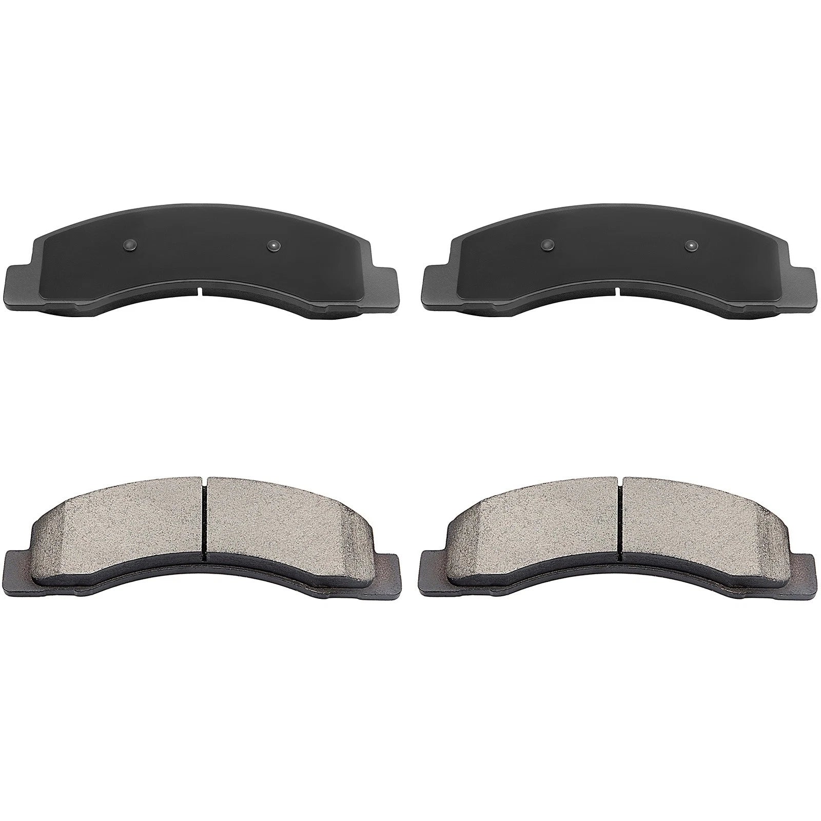 Set of 2 Front Brake Drilled & Slotted Rotors & Ceramic Pads for Ford Excursion (2000–2005)