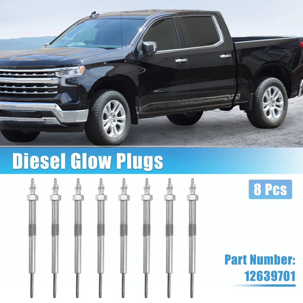 8 Pcs Diesel Glow Plugs No.12639701 for Chevrolet Express 2500 (2006–2016)