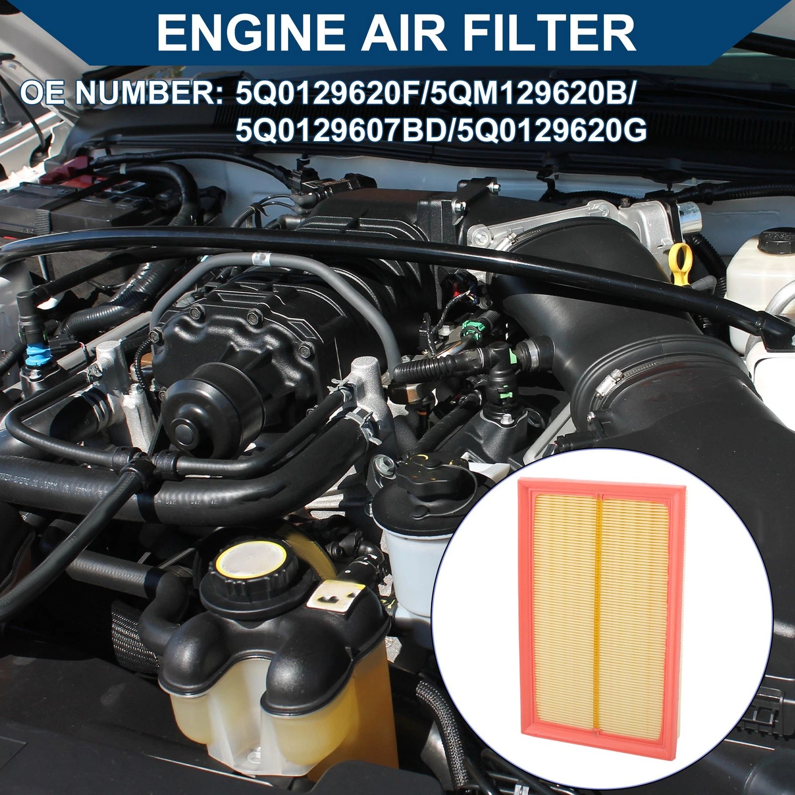 Car Engine Air Filter No. 5Q0129620E for Audi A1 (GB) 2019