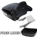 Trunk Mount Rack Backrest Pad for Harley Touring Electra Glide (1997–2008)
