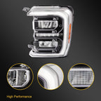 Left LED DRL Headlight for Ford F-250 F-350 Super Duty (2023–2025)