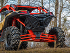 SuperATV boxed rear radius arms for Can-Am Maverick X3 (2017–2023) - Red