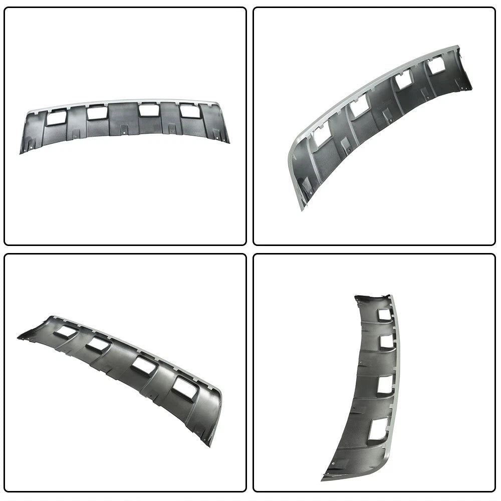 Front Bumper Lower Valance Panel for Ford Explorer (2020-2022) Silver Plastic