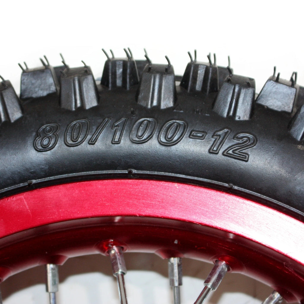 15mm Axle Rear Wheel Rim Tire for PIT PRO Dirt Bike (3.00 - 12)