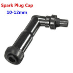 10-12mm Spark Cap Resistor Cover Black for Motorcycle